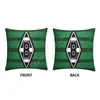 Taie d'oreiller Borussia Monchengladbach Imprimer Cas Couverture Maison Canapé Lit Canapé Décor Coton Taie D'oreiller Curshion 18x18 Pouces