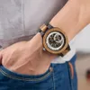 Andra klockor Bobo Bird Luxury Men's Mechanical Watch Men Wood Hollow Male For Man Luminous Wristwatch Top Brand 231123