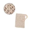 Natural Exfoliating Mesh Soap Saver för duschbadskummande skrubber Sisal tvålar Savrar Bag Pouch Holder Boutique 06 ZZ