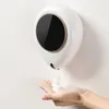 Liquid Soap Dispenser Automatic Foam Hanging Dispensers Smart Machine Infrared Hand Sanitizer Pump White 300 Ml 1PC 231124