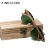 Sunglasses KINGSEVEN Sunglasses For Men Polarized UV400 Wood Women Round Frame Sun Glasses Brand Vintage Protection Eyewear Patchwork 231124