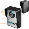 Videodörrtelefoner 7 tum dörrklockan Intercom Kit 1 kamera 2 Monitor Night Vision med 700TVL