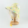 Bérets UPF 50 bébé chapeau de soleil réglable été seau chapeaux pour enfants garçons voyage plage fille casquette dessin animé visière 3-8 ans