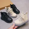 Bottes enfants en cuir cheville imperméable enfants Chelsea mode enfant en bas âge neige chaussure décontractée 231124