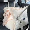 Kennels Pens Dog Luxury Deluxe Araba Otomotiv Tezgahı Seyahat Koltuk Yuva Kanepe Kayış Güvenlik Pet Pet Seyahat Yatak Yatak Yatak Yavru Kedi Çiçek 231123