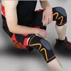 Joelheiras de joelheiras 2pcs basquete esportivo kneepad homens suportam bezerro de compressão de fitness ruptura de ciclismo protetor de manga de perna de ciclismo