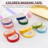 Present Wrap Dekorativ Washi Tape DIY Rainbow Sticker Masking Paper Set 10 Rulls