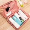 Cosmetic Bags Fashion Simple Portable Double Layered Makeup For Women Multifunctional Oxford Plaid Leisure Travel Storage Men's Wash Bag