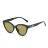 24SS Channell-Sonnenbrille, Chanels, neue, zarte kleine Duft-Katzenauge-Sonnenbrille für Damen, modische Persönlichkeit, Internet-Promi, Ins-Style-Perlensonnenbrille