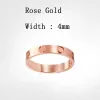 Band Liefde Ringen Designer Sieraden Rosé goud Verzilverd Titanium Staal met diamant Mode Straat hip hop pareja casual Klassieke designer ring voor Dames Heren Minnaar