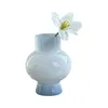 Vases Ancient Fenton Milk Jade Glass Vase High-value French Ins Living Room Flower Arrangement Decoration High-end Sense Ornaments