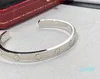 gold material Luxury quality Charm opened bangle with round design in three colors plated have stamp box