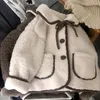 Jackor mode fleece tjock spädbarn småbarn barn varm kappa utkläder krage slips flicka kläder 1 10y baby flickor vinter jacka 231124