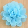 Haaraccessoires 20 stks 5 cm Leuke Chiffon Bloemen Voor DIY Kinderen Hoofddeksels Clip Haarspelden Decoratie Prinses Meisje Bows Crafting