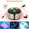 Ultrasonic Repellent Rodents Mice Repeller 360° Degree Mouse Repellent Pest Control Mouse Chaser Blocker Repellent Deterrent With Pressure Wave & Ultrasonic Sound