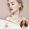 Kedjor söt cool personlighet kyckling halsband flicka hänge smycken valentins dag födelsedagspresent till mamma syster dotter fru