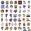 Car Stickers 50 Pcs Mixed Graffiti Skateboard Cartoon Aesthetics Mushroom For Laptop Fridge Helmet Pad Bicycle Bike Motorcycle Ps4 B Dh7Jx