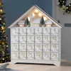 Décorations de Noël Boîtes de calendrier de l'Avent Décorations de calendrier numérique en bois avec boîte à tiroirs 231124