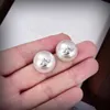 Designer Stud for Women Luxury Vivian Pearl Earring Retro smycken Fashion Woman Earings Accessories Westwood 324