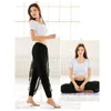 Stage Draag Women Yoga Kit 2pcs Toppants Zeer comfortabel Loose Sports Outerwear Retail Groothandel