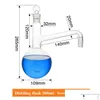 Forniture di laboratorio Boccetta di distillazione all'ingrosso 500 Ml Uso di vetro per produrre acqua distillata Estrazione di olio essenziale Laboratorio Glasre Drop Dh6Ad