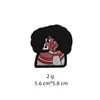 Notions 20 Pcs Black Girl Embroidered Patch for Clothing Cute Afro Girl Iron on Patches Applique for Clothes Dress Shoes Hats Bags DIY Craft