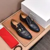Hoogwaardige 2023 Heren Dress Shoes Business Echt lederen merkontwerper Classic Formal Flats Men Elegant Office Shoes Maat 38-46