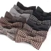 Bow Ties Men's Tie Casual ull för män Kvinnor Knut Woolen Cravats Party Wedding Groom Gifts