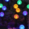 Lawn Lamps Solar Crystal Bubble Ball Lamp 21 10/15/20/30in1 Waterproof LED In-Ground Landscape Light String Outdoor Yard Walkway Patio