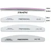 Nail Files 510 PcsLot Professional Nail Files For Manicure 80 100 180 Grey Boat Nail Polish File Emery Board Strong Sandpaper Nails File 231123