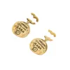 Designer Letter Pendant Earring Luxury 18K Gold Plated Crystal Rhinestone Christm Wedding Party Jewerlry 20style