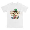 Men's T Shirts Men Women Shirt Summer LC Waikiki Singe Monkey Funny Cotton Short Sleeve O-Neck Large Size