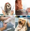 5pcs/مجموعة جديدة من الفولاذ المقاوم للصدأ الكلاب الأليفة العناية بقص المقص الذي يناسب مقص مصفف الشعر للكلاب أدوات قطع حلاقة الحيوانات المهنية