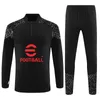 23 24 Ibrahimovic Giroud Training Wear Kids Kit Soccer Jerseys Bennacer Tonali Theo Brahim A. Rebic A. Rebic Football Shirt Jacket Uniforms