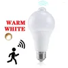 Night Lights E27 PIR Motion Sensor Lamp 20W LED Bulb With Infrared Radiation Detector Emergency Light