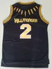 Фильм 1 Tchalla Jerseys Баскетбол черная пантера Wakanda 2 Hillmoager Erik Killmonger hiphop retro для спортивных фанатов Pure Cottlire пенсионерский черный цвет рубашки