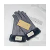 Cinq doigts gants tricotés couleur unie Uni Touch hiver tricot Sn téléphone portable intelligent livraison directe accessoires de mode chapeaux écharpes M Dhsaz