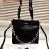 Fashion Designer bag Premium diamond chain head layer cowhide lazy and casual and good back size20X19 saddle bag Hand-held crossbody bag