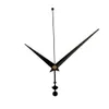 Long Black Quartz Clock Movement Mechanism Metal Hands Arms Pointers for DIY Wall Clock Repair Accessories328q