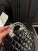 À la mode Cf Shell Sac Fourre-Tout Chaîne Mini Femmes Diamant Motif Brillant En Cuir Épaule Designer Cc Luxe Id Michafl_kops