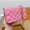 Bandolera de cuero genuino Diseñador de lujo Marca Bolsos de hombro de moda Bolsos Bolsos de alta calidad para mujer Bolso para teléfono con letras Bolsos de mensajero para mujer Incluye cajas gratis