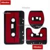 Чехлы на сиденья для унитаза Ers Aiboduo O Cassette S M Коврик для ванной комнаты 3 шт./компл. Красная лента для коврика «летучая мышь» Нескользящая крышка Er Set Туалетная комната Главная Drop Deliv Dh2Re