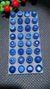 Loose Gemstones 32pcs/lot Blue Agate Heavn Eyes Round 20mm DIY Beads Men And Women's Fine Jewelry