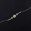 Maßgeschneiderter Schmuck S Sier 10K 14K Weißgold Micro-Set Gelbes Quadratisches Moissanit-Diamant-Armband für Frauen