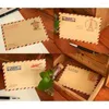 Present Wrap 40 Pieces kuvert Western Postcard Case Letter Bag