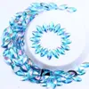 Nail Art Decorations Acrylic Rhinestones Flatback Marquise 7x15mm 2000pcs AB Colors Pointed Eye Beads DIY Nails Art Phone Cases Garments Supplies 231123