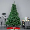 Dekoracje świąteczne 1,5 m/2.1M Szyfrowanie drzew zielone PVC duża dekoracja 2023 rok sceny imprezowej