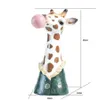 Résine dessin animé tête d'animal Vase Pot de fleur bulle gomme zèbre girafe Panda cerf lapin ours Animal artisanat créatif décoration 210409245Q