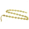 Hänghalsband som säljer modekedjans halsband med armband set Sliver Gold Plate Jewelry for Women Man Open Justerbar banglenecklace