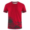 Men's T-Shirts Badminton Tennis Series 3D Harajuku Print New Popular Men's And Women's Sports Comfortable Loose Short Sleeve Round Neck Tshirt Z0424